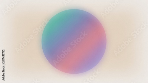 Green mint teal sage blue violet purple pink rose lilac lavender beige white abstract background. Color gradient ombre blur. Pastel light dusty soft pale shade. Circle. Grain noise. Design.