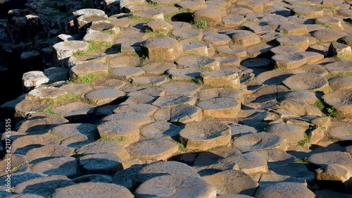 Giant's Causeway basalt columns in Northern Ireland, United Kingdom
