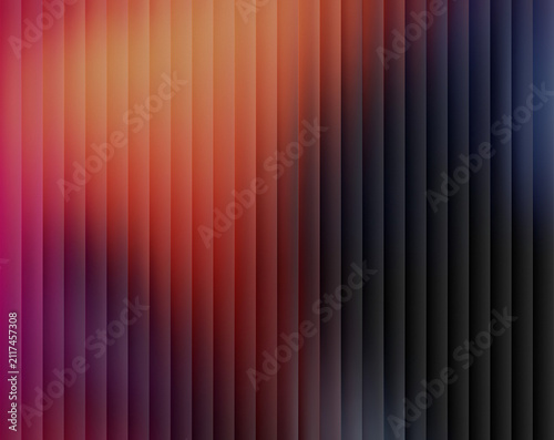 Abstract Vertical Stripe Background with Glowing Warm Orange and Crimson Light