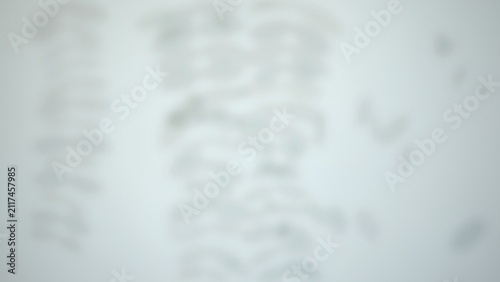Фотография Blurred text on white background