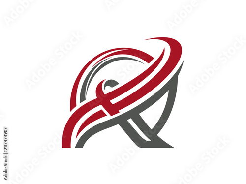 Dynamic Stylized Abstract Logo Design Represents Innovation And Progress