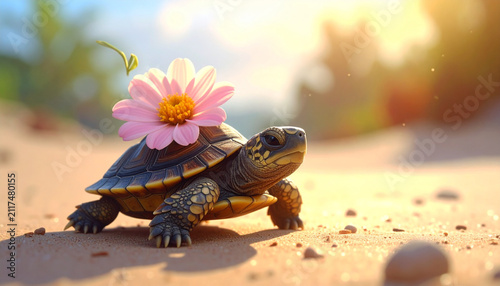 turtle on the beach