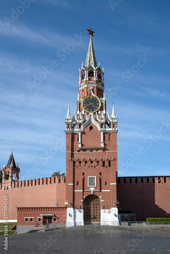 Fotografía Spasskaya Tower of the Moscow Kremlin (vertical)