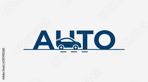 Minimalist Smart Auto Monogram Logo Concept for Modern Automotive Brand Identity