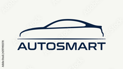 Modern Minimalist Automotive Brand Logo Design Featuring a Sleek Abstract Icon