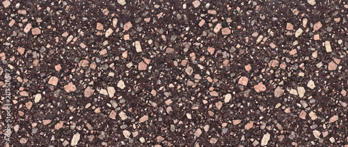 Canvastavla Granite rock texture featuring a dense aggregate of dark maroon mineral fragment
