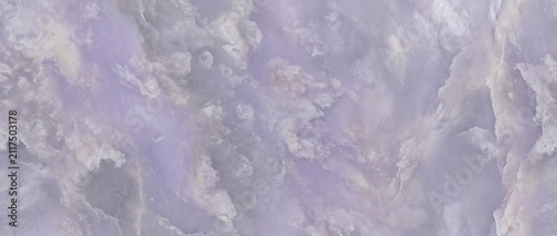 Bild auf Leinwand Marble texture with a soft lavender purple stone surface displaying cloudlike cr