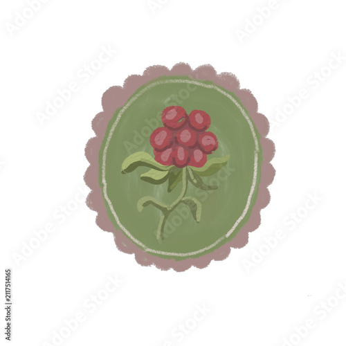 Trendy botanical wreath with chalk drawing flowers and wild berries. Modern chalkboard frame design Chalkboard floral border with elegant sketch berries and blossoms
