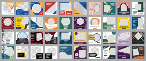 Professional Corporate Service Social Media Banner Set