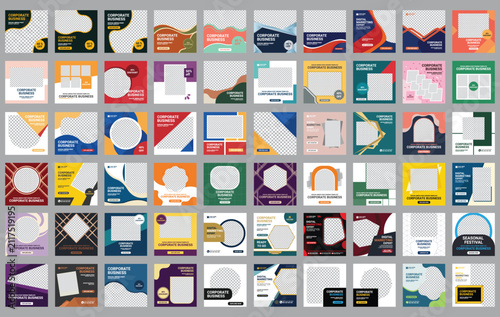 Corporate Agency Digital Marketing Square Banner Design