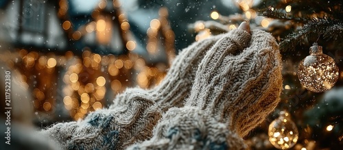 Woman wearing warm winter clothing.