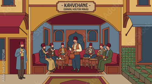 Historical Coffeehouse Ottoman Empire Cultural Heritage
