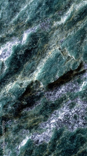 Stunning Green Marble Surface with Natural Veins