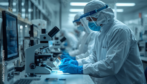scientist working in laboratory