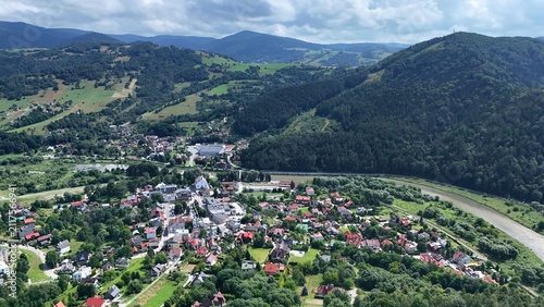 Piwniczna-Zdrój – miasto uzdrowiskowe w województwie małopolskim, Polska, Europa, Beskid Sądecki