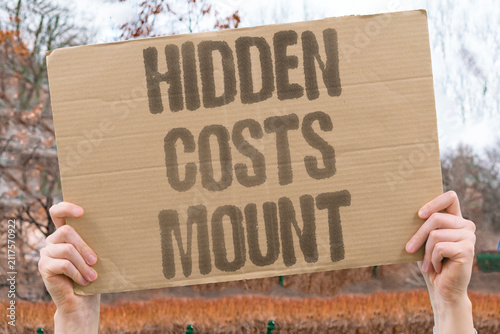 Принти на полотні "Hidden Costs Mount" The economic and social burden of inactivity is increasing