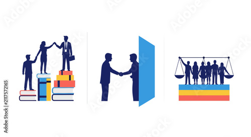 Equality Equity and Fairness Social Justice Illustration