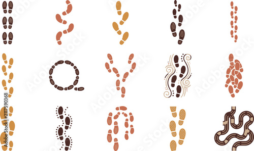 Foto Educational diagram showing various types of bacterial cell shapes and arrangeme
