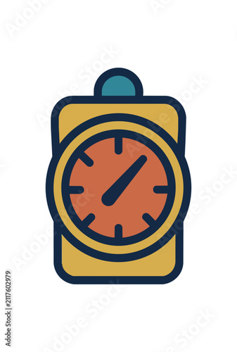 Simple timer icon graphic