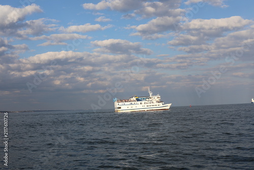 cruise ship in the sea
