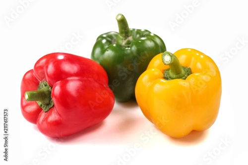 Obraz na płótnie fresh colorful paprika or bell pepers