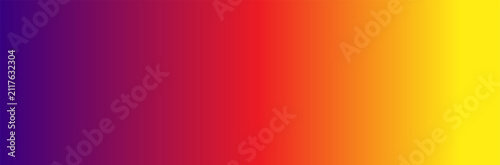 Abstract smooth gradient background with vibrant colors transitioning from deep blue to purple, red, orange, and bright yellow, creating a modern colorful backdrop