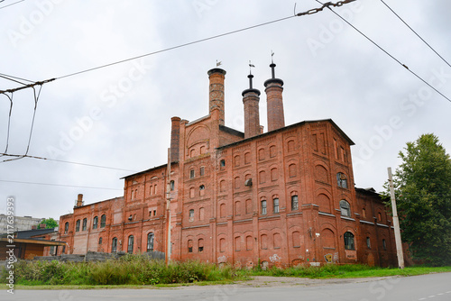 Historical Ivan Durdin brewery building, built in 1878 in Rybinsk, Russia