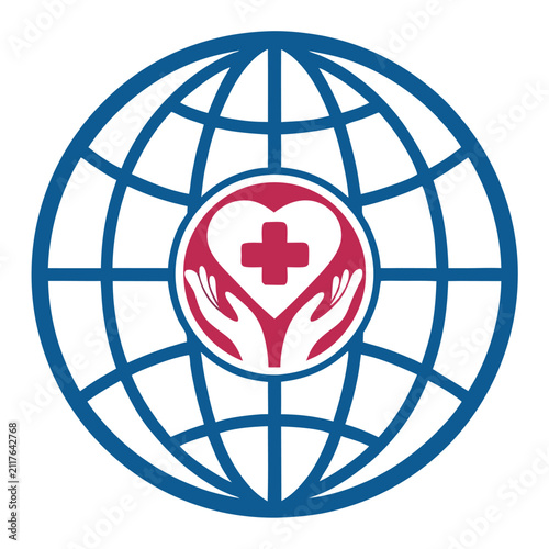 Global community logo design 