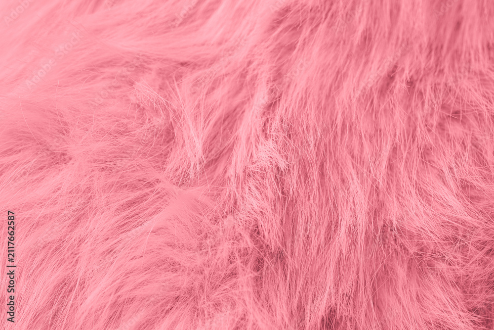 Fototapeta premium Detailed close up of soft fluffy light brown fabric texture creating a gentle abstract pattern