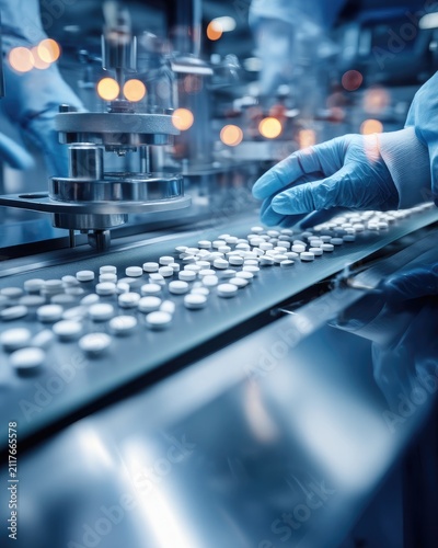 Pharmaceutical Production Line with Tablet Quality Control