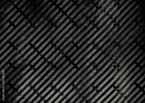 Dark abstract background with geometric rectangular tile pattern