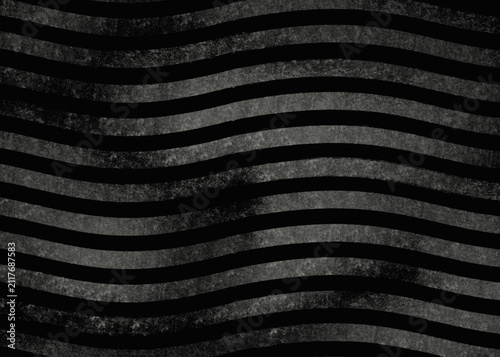 Dark abstract background with soft wavy lines