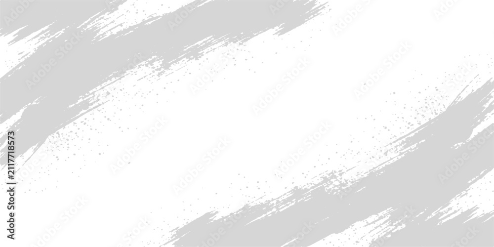 Fototapeta premium Brush Stroke Texture: A clean and minimalist backdrop featuring abstract, distressed brush strokes in a light grey hue, offering a raw and artistic feel suitable for graphic design elements.
