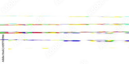 Fotografía Abstract digital glitch background with colorful distorted horizontal light line