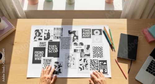 Creative Mood Board For Graphic Design Inspiration And Concept Development