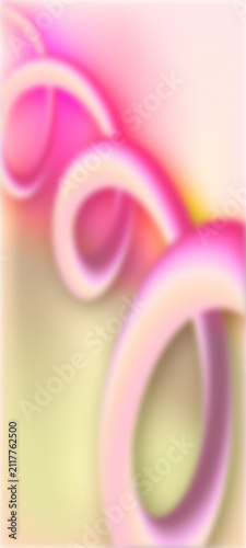 Canvastavla Colorful abstraction with blurring elements