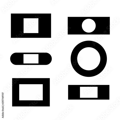 First Aid Icon set collection Image