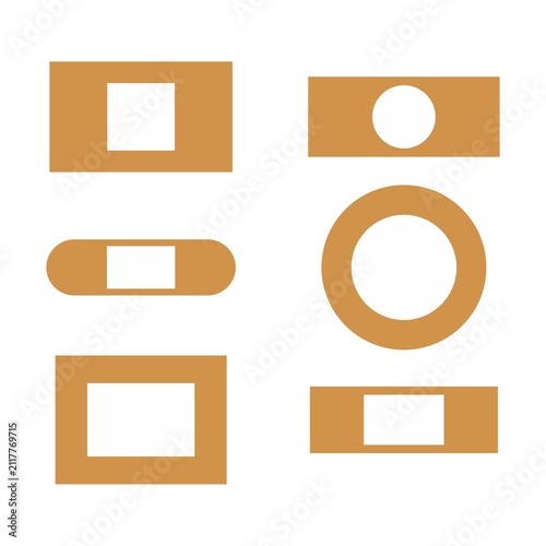 First Aid Icon set collection Image