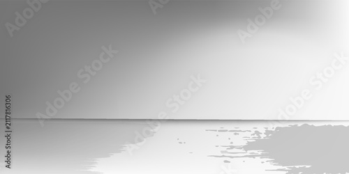 Obraz na płótnie Wall interior background, studio  and backdrops show products