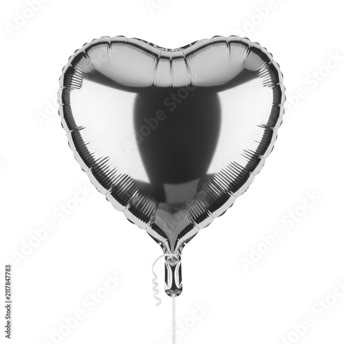 Elegant black heart-shaped locket with a delicate silver chain pendant