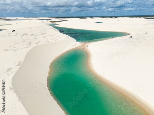 Lençóis Maranhenses – lagoons among the dunes in Lençóis Maranhenses National Park
