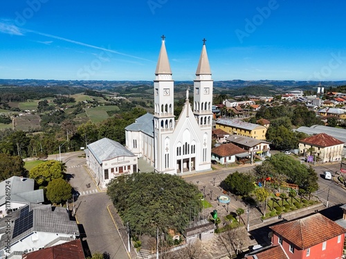 Church of Monte Belo do Sul in the Serra Gaúcha