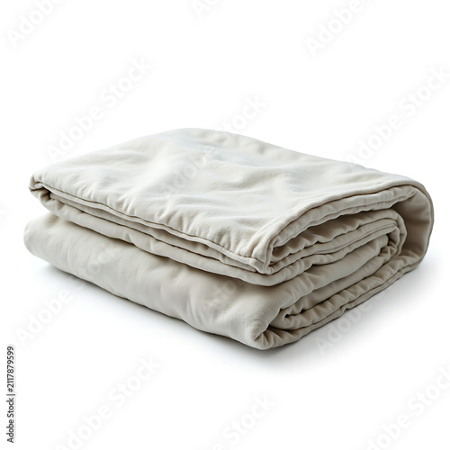 Neatly folded grey blanket providing warmth comfort and coziness for bed sofa or couch home decor essential for relaxing evenings.