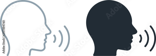 Quadro su tela Breathing icon set featuring respiration, inhale, exhale, lung health, wellness, meditation, and airflow symbols for healthcare and fitness applications