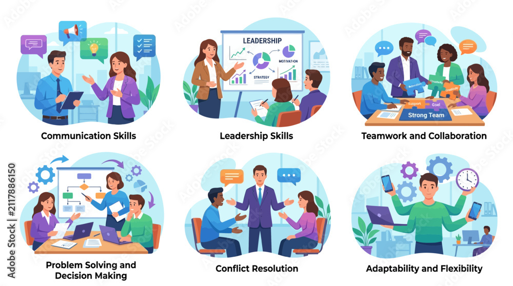 Fototapeta premium Diverse team collaborating on business strategy solutions together.