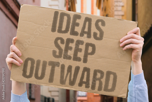 Photography "Ideas Seep Outward" Intolerant views spread from small groups into wider society