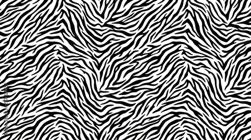 Black and white zebra stripe pattern texture