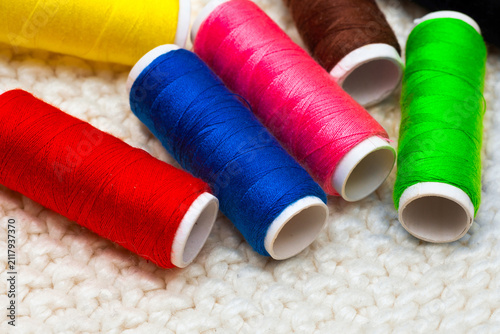 Sewing threads made from natural, eco-friendly materials.