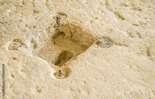 relic grave in an altar stone