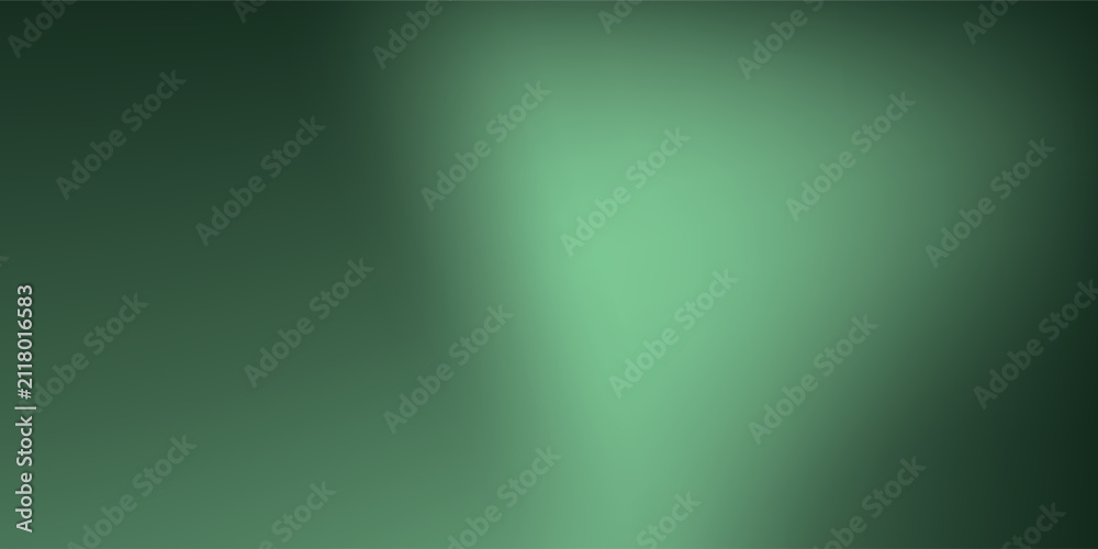 Obraz premium Abstract vector blurred gradient mesh background in green. modern design